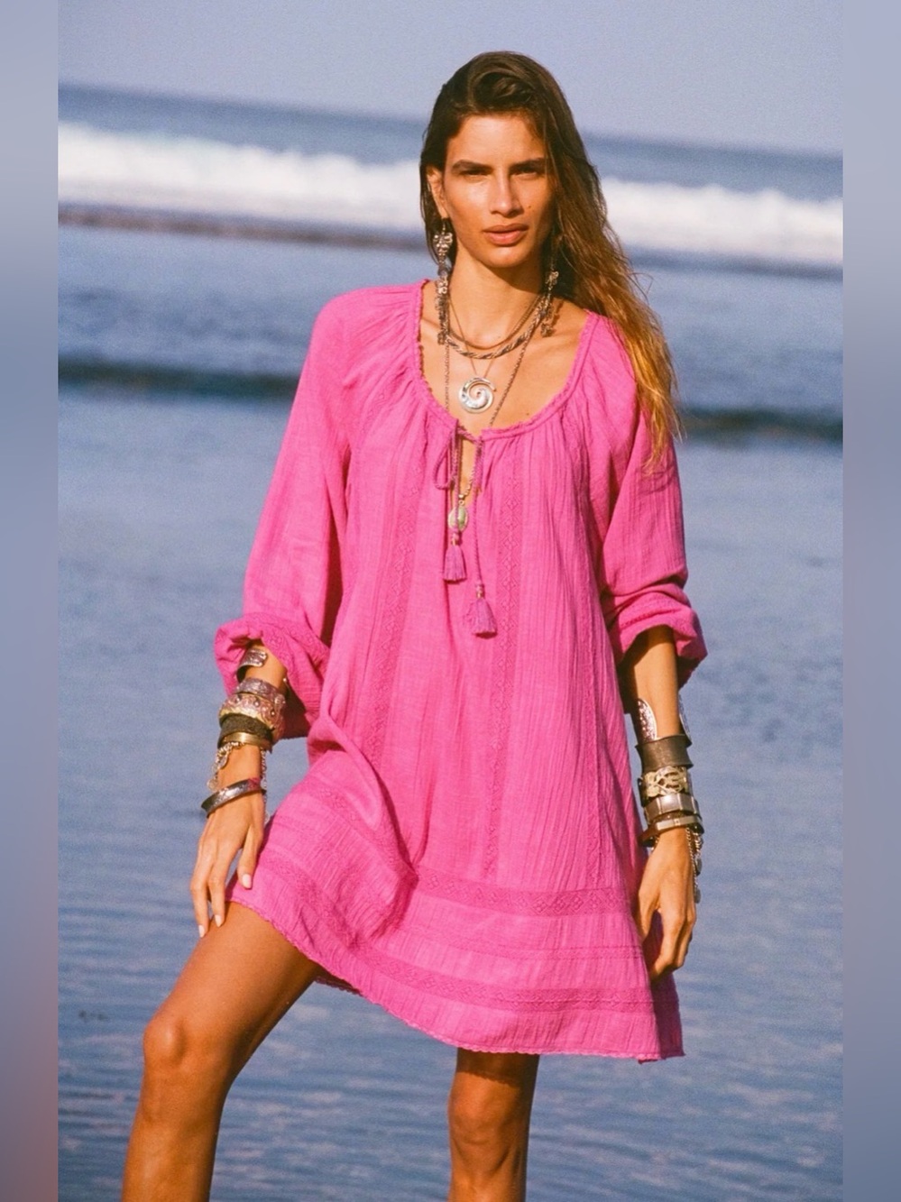 Spell Serendipity Lace Tunic Dress